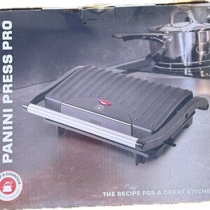 Chef's Counter Panini Press Pro NIB